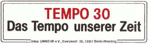 Tempo-30-Tempo-Zeit